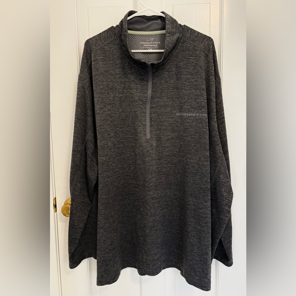 VINEYARD VINES Men's Big Performance Quarter-Zip Size 5XB